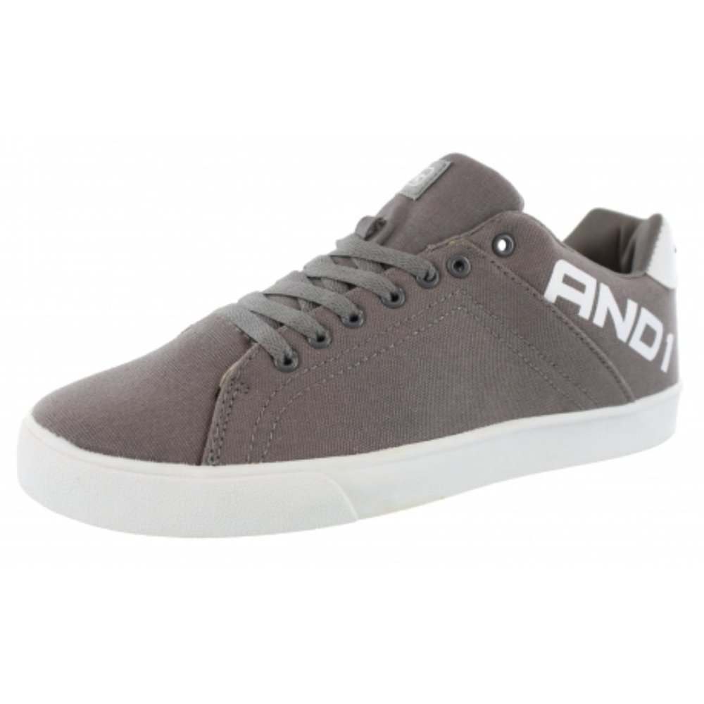 AND1 MENS FUNDAMENTAL LOW TOP CANVAS LACE UP SHOES